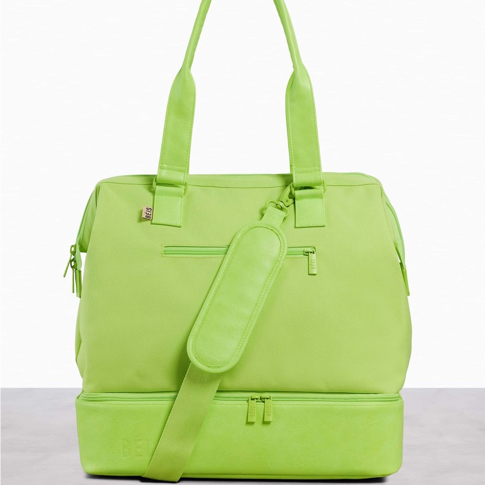 BEIS Citron Green Mini Weekender